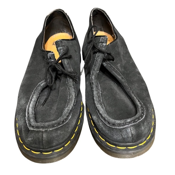 Rare Dr Martens blue swede shoes - Picture 2 of 4